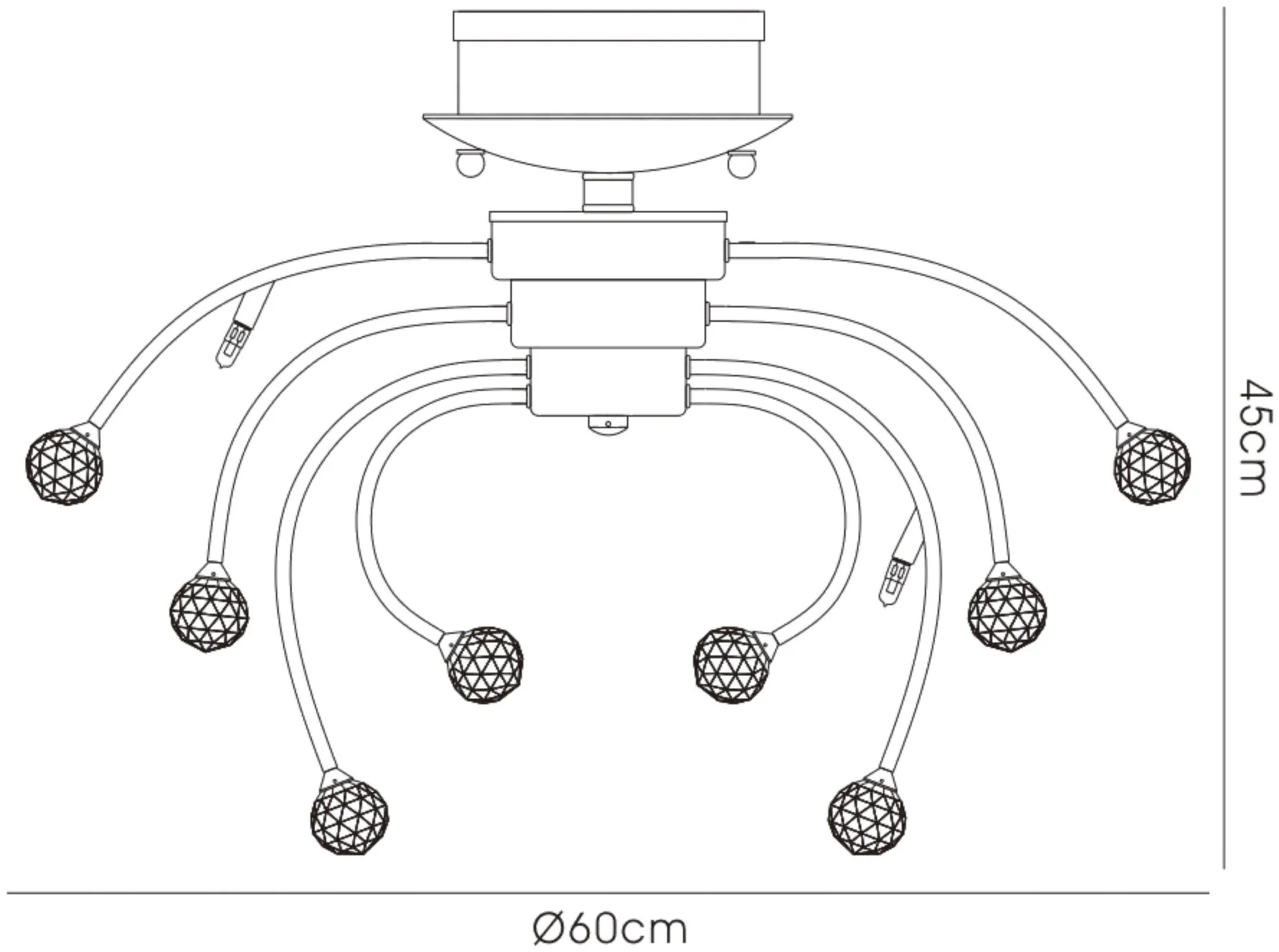 Xeena Crystal Ceiling Lights Diyas Flush Crystal Fittings Xeena Crystal Ceiling Lights Diyas Flush Crystal Fittings